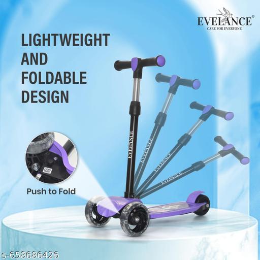 EVELANCE Lil Roamer Scooter Foldable Kick Skating Cycle| Skate Scooter for Kids(Max User Weight: 50Kg) Kids Scooter Purple - M Y V E L O R A Online store 