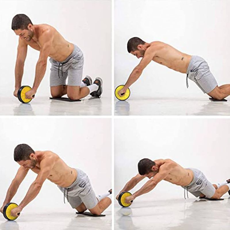 Iamalot wheel ab roller gym for exercise fitness equipment workout ab exerciser - M Y V E L O R A Online store 