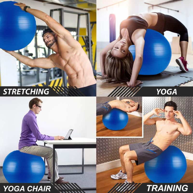 Bbd kitchen shop anti burst gym ball exercise ball yoga ball workout ball 75cm gym ball with pump gym ball - M Y V E L O R A Online store 