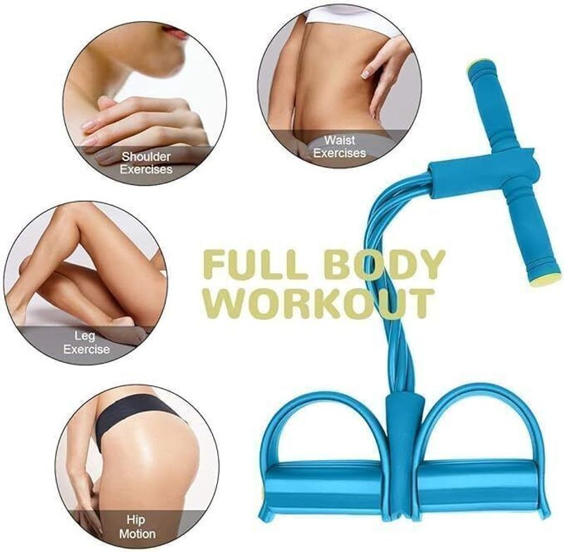 Vixora pull reducer pedal exerciser body trainer resistance bands fitness ab exerciser - M Y V E L O R A Online store 