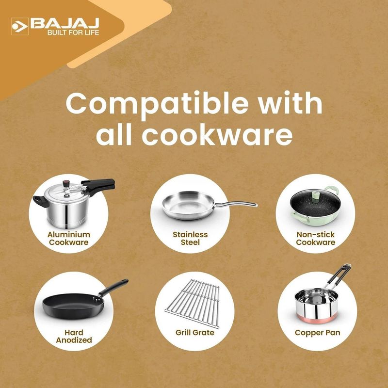 Bajaj 2200 w radiant cooktop touch panel - M Y V E L O R A Online store 