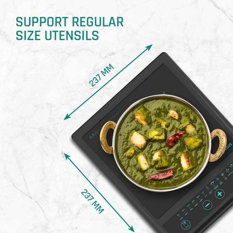 Crompton 1200 w induction cooktop push button - M Y V E L O R A Online store 