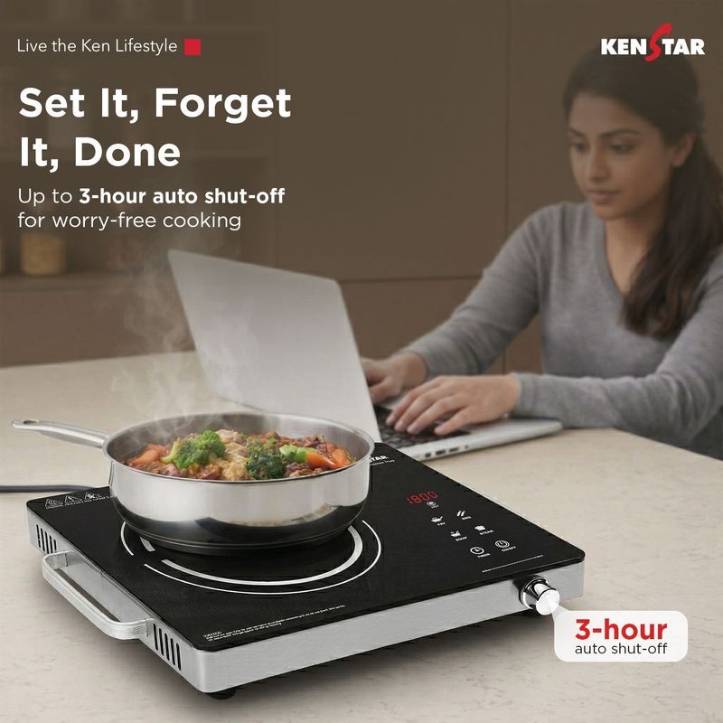 Kenstar 2200 w infrared cooktop touch panel - M Y V E L O R A Online store 