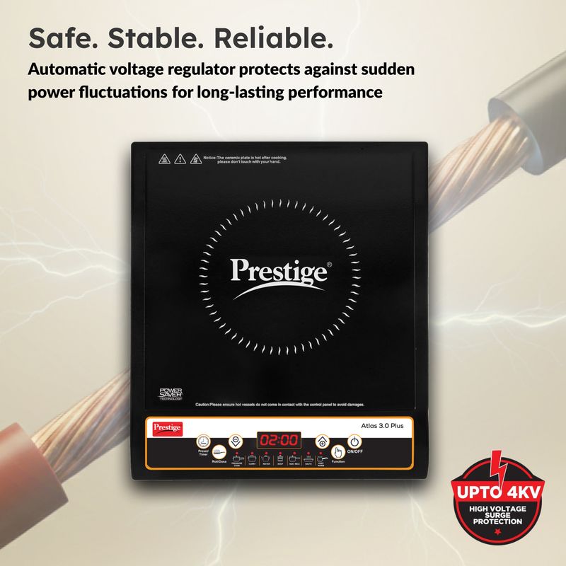 Prestige 1600 w induction cooktop push button - M Y V E L O R A Online store 