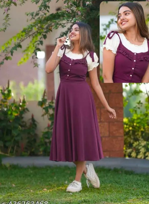 Aashish women purple dungaree - M Y V E L O R A