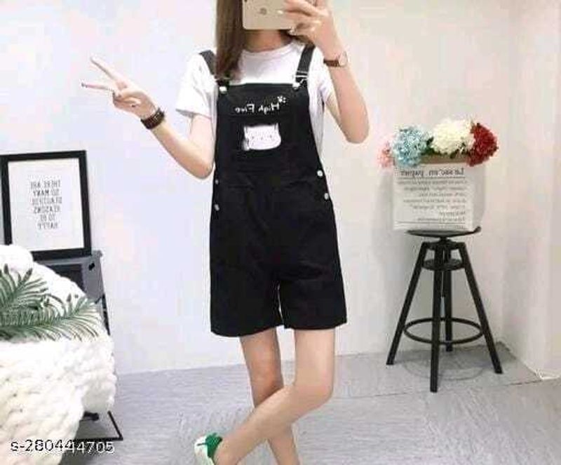 Usk collections women blue, white dungaree - M Y V E L O R A