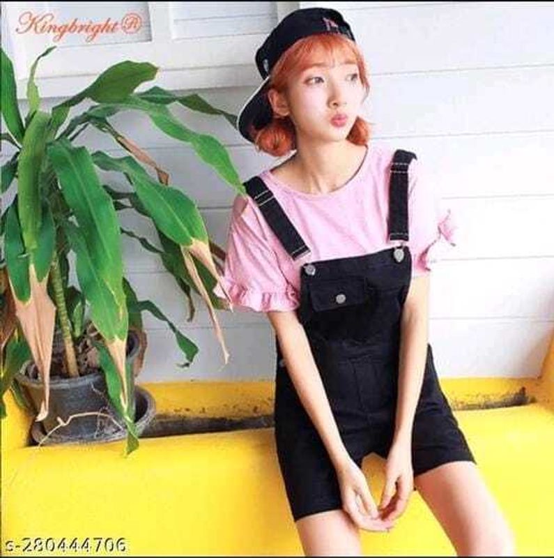 Usk collections women blue, white dungaree - M Y V E L O R A