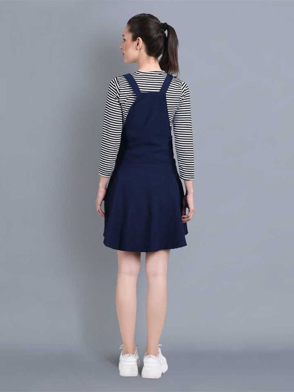 Absorbing women dark blue dungaree - M Y V E L O R A