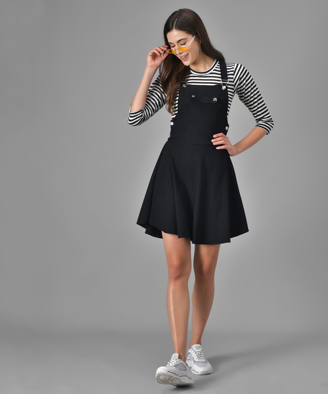 Absorbing women dark blue dungaree - M Y V E L O R A