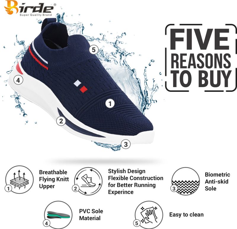 Birde boys & girls slip on walking shoes - M Y V E L O R A