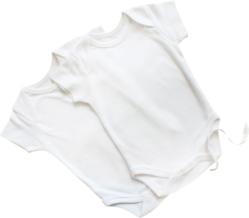 Picksparrow baby boys & baby girls white bodysuit - M Y V E L O R A