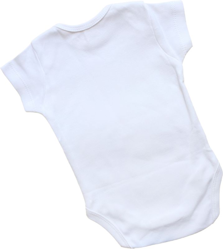 Picksparrow baby boys & baby girls white bodysuit - M Y V E L O R A