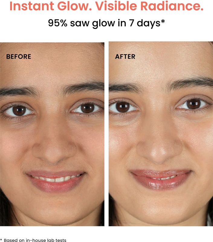 Foxtale vitamin c super glow with papaya enzyme, reduces tan, boosts glow  men & women all skin types face wash - M Y V E L O R A