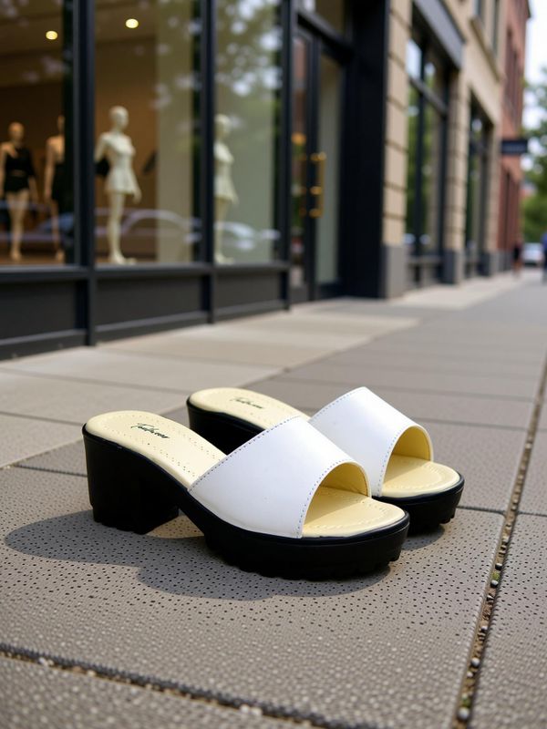 Todhwear women white heels - M Y V E L O R A