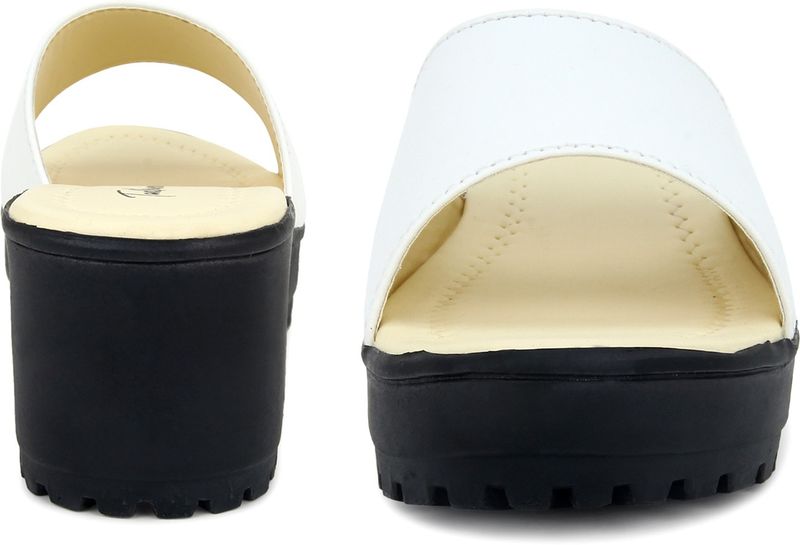 Todhwear women white heels - M Y V E L O R A