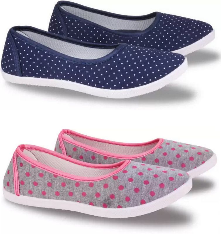 Astetik 4 u latest collection for women and girls belly pack of 2 slip on for women - M Y V E L O R A