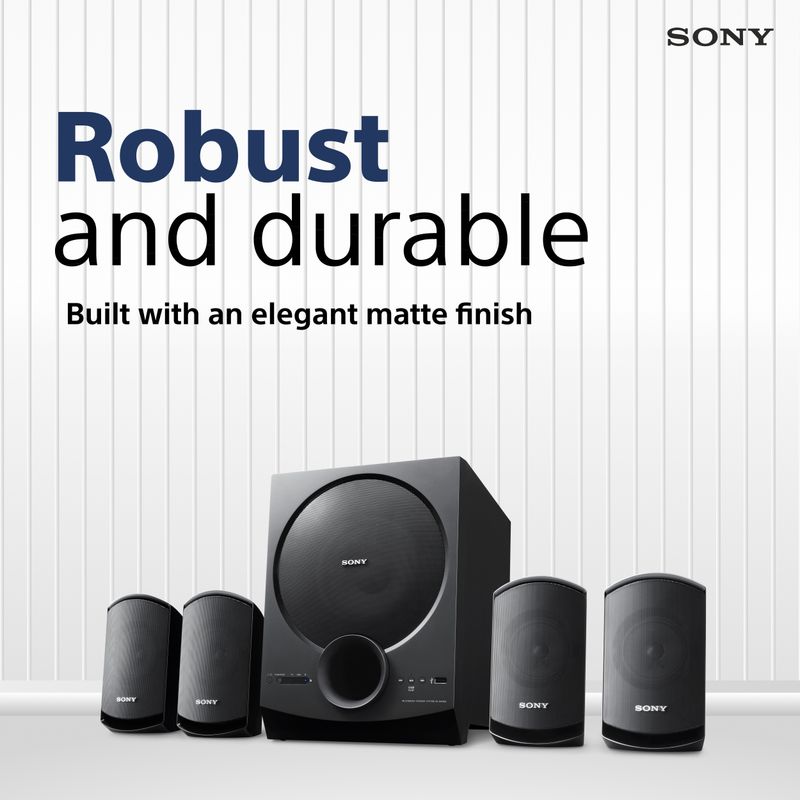 Sony new sa-d40m2 all in one 4.1ch home theatre system with powerful subwoofer 100 w bluetooth home theatre - M Y V E L O R A