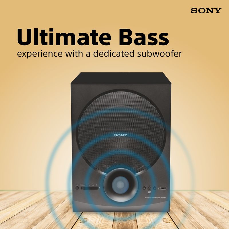 Sony new sa-d40m2 all in one 4.1ch home theatre system with powerful subwoofer 100 w bluetooth home theatre - M Y V E L O R A