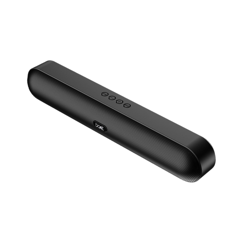 Boat aavante bar 480/490, free music on jiosaavn, 7h battery, dual full range drivers 10 w bluetooth speaker - M Y V E L O R A