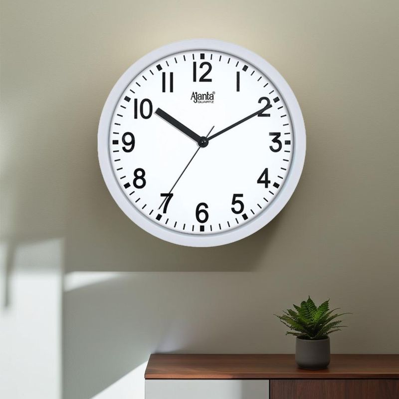 Ajanta analog 23 cm x 23 cm wall clock - M Y V E L O R A