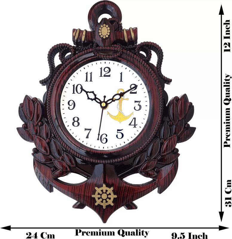 Aanyavaanya creation analog wall clock - M Y V E L O R A