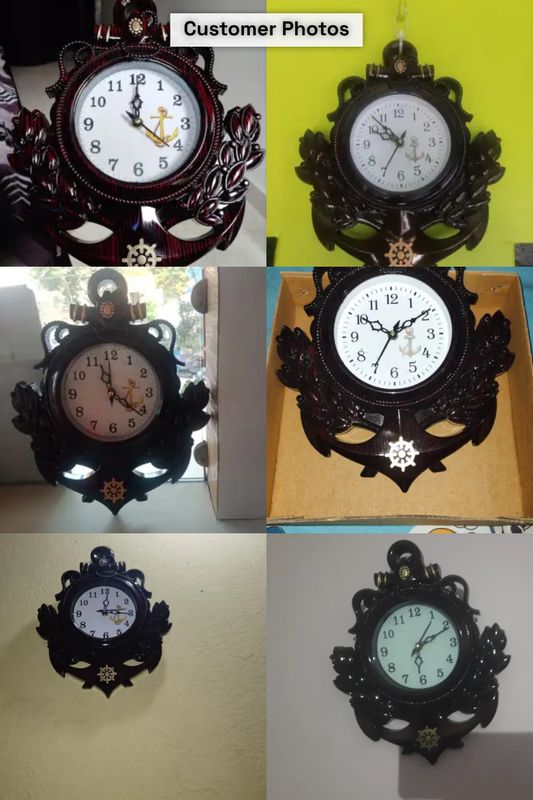 Aanyavaanya creation analog wall clock - M Y V E L O R A
