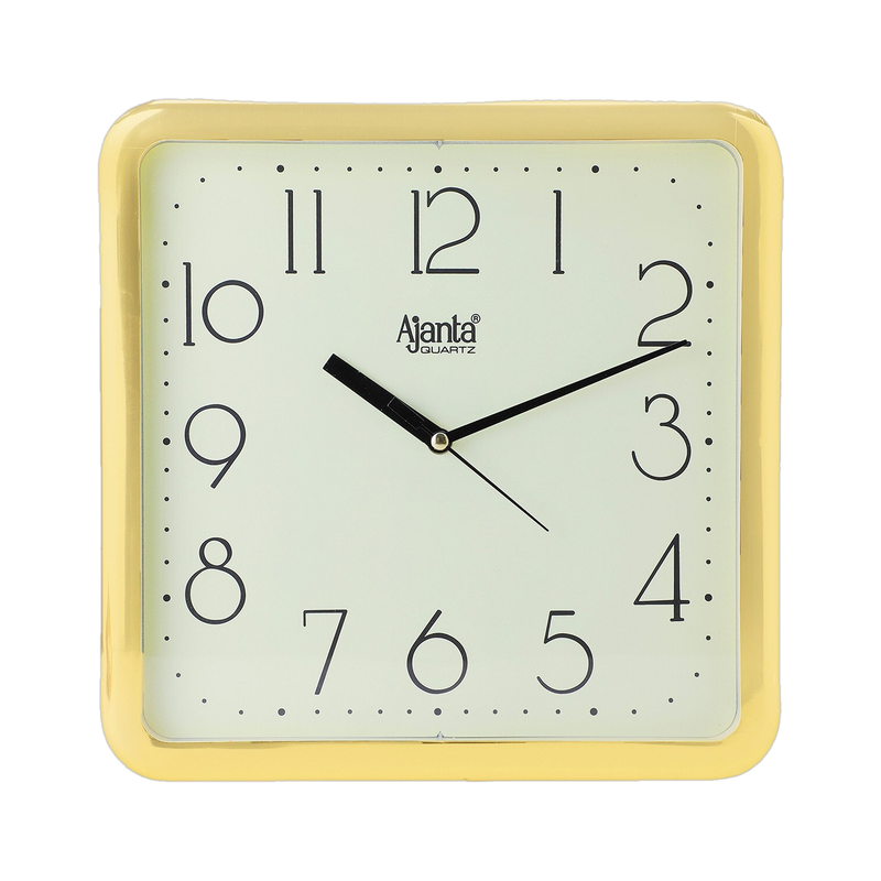 Ajanta analog 24 cm x 24 cm wall clock - M Y V E L O R A