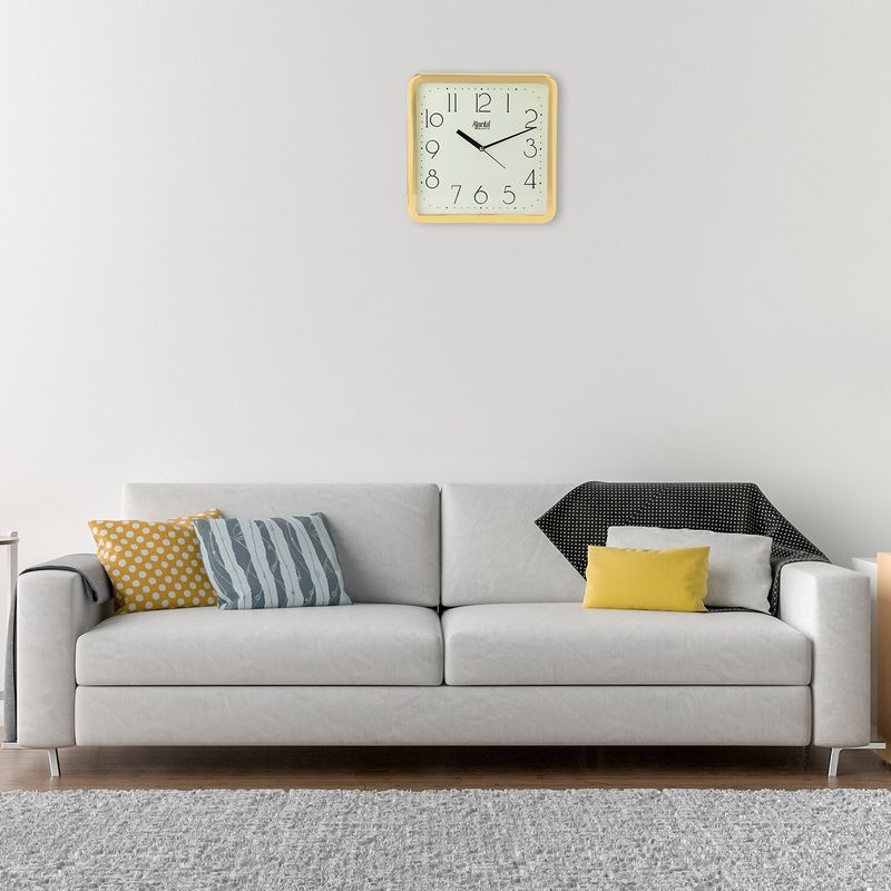 Ajanta analog 24 cm x 24 cm wall clock - M Y V E L O R A