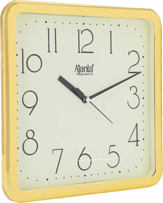 Ajanta analog 24 cm x 24 cm wall clock - M Y V E L O R A