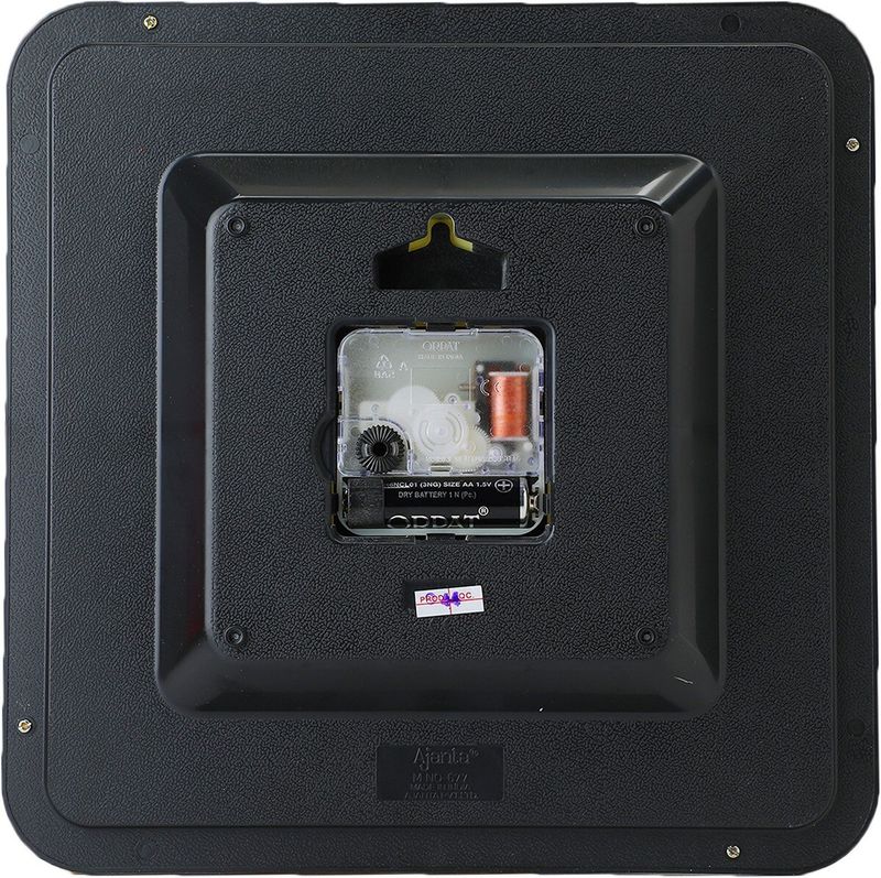 Ajanta analog 24 cm x 24 cm wall clock - M Y V E L O R A