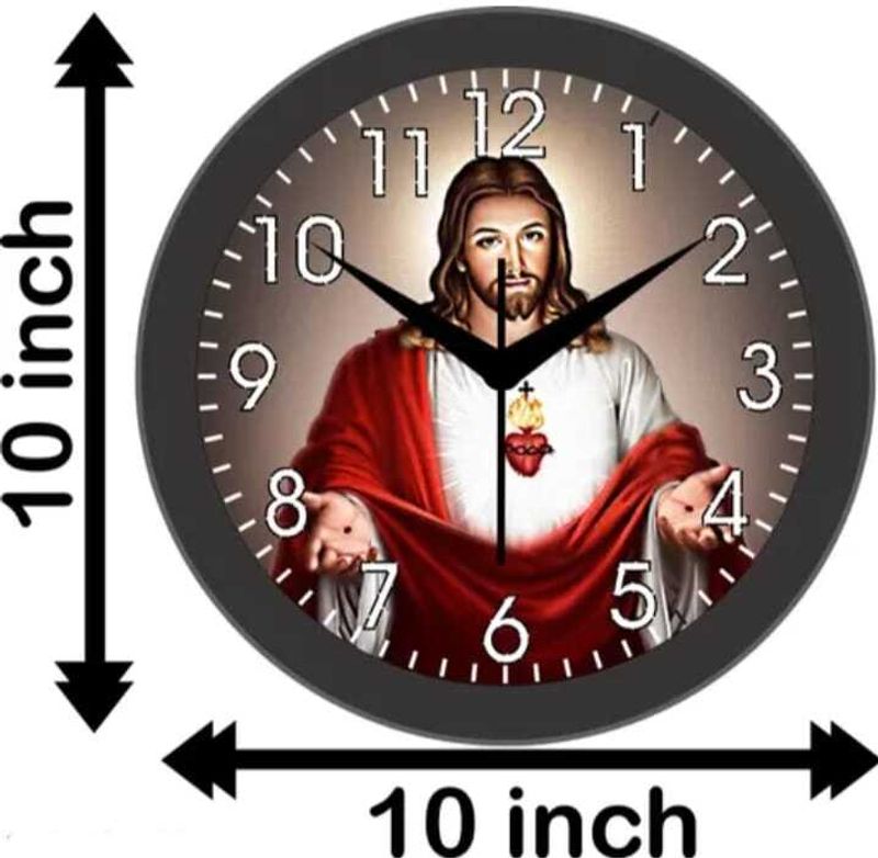 Poojagiftzone analog wall clock - M Y V E L O R A