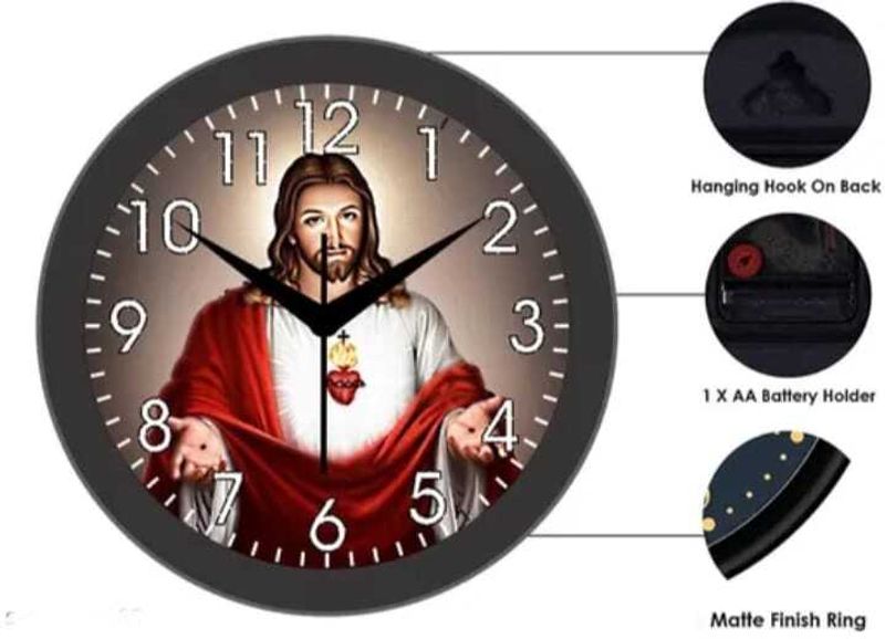 Poojagiftzone analog wall clock - M Y V E L O R A