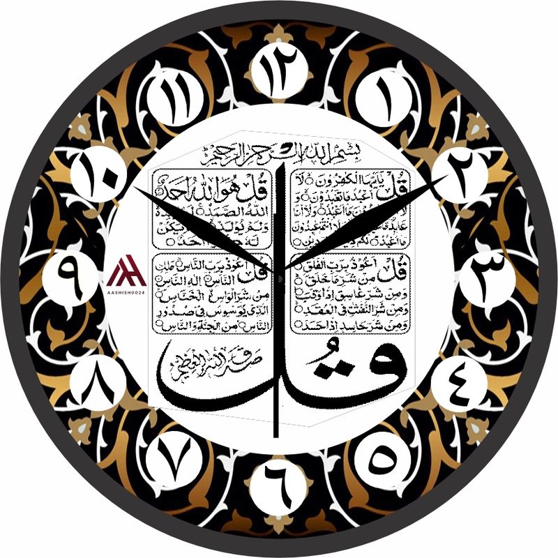Aashish.enterprises analog wall clock - M Y V E L O R A
