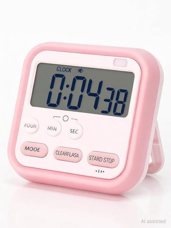 Tatsam digital pink clock - M Y V E L O R A