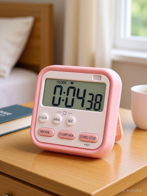 Tatsam digital pink clock - M Y V E L O R A