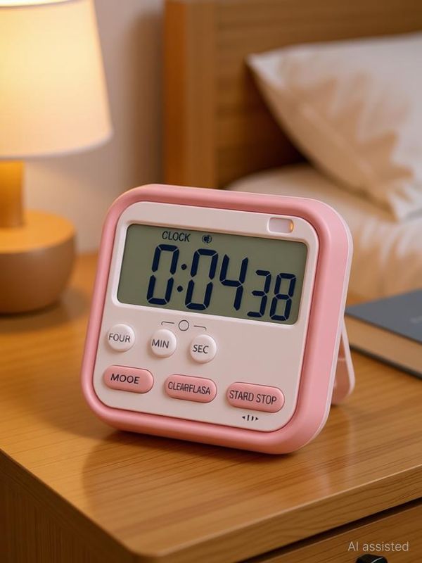 Tatsam digital pink clock - M Y V E L O R A