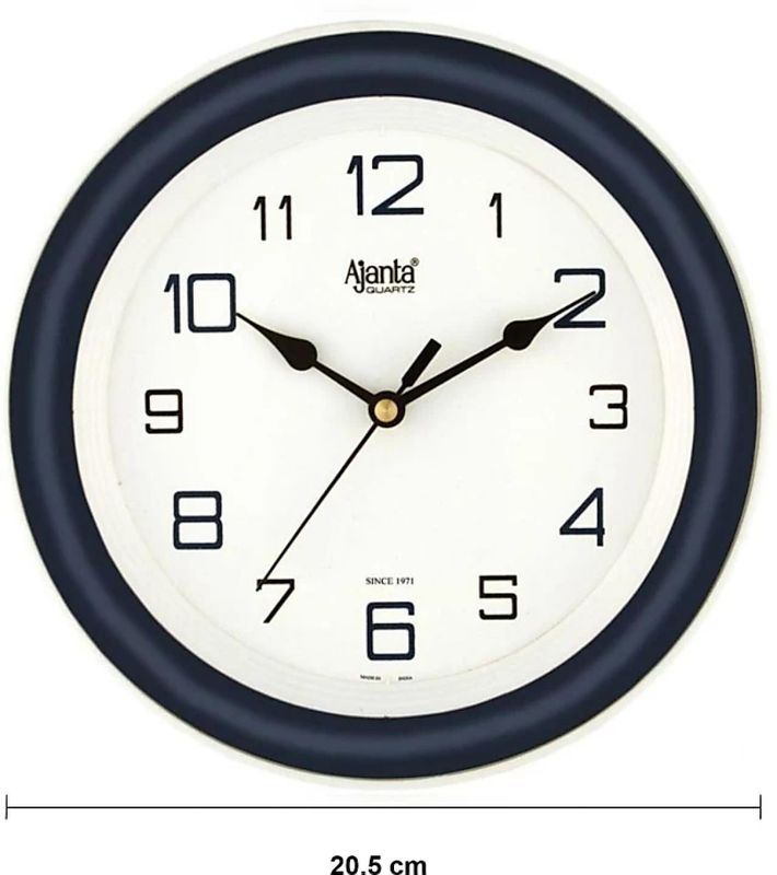 Ajanta analog 25 cm x 25 cm wall clock - M Y V E L O R A