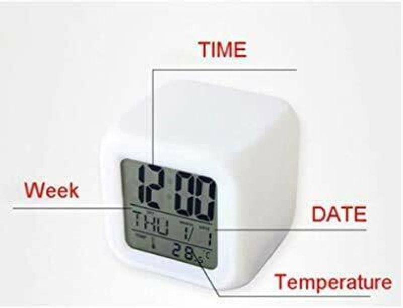 Bbd kitchen shop digital white clock - M Y V E L O R A