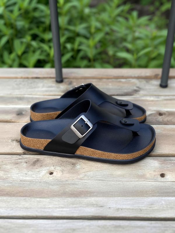 Nextstyle men black sandals - M Y V E L O R A