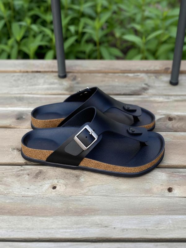 Nextstyle men black sandals - M Y V E L O R A