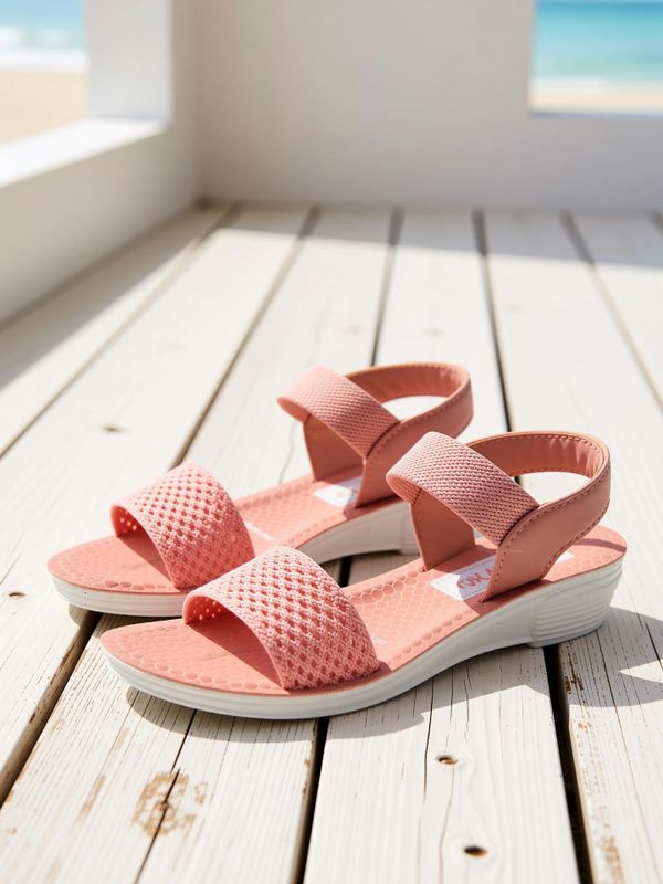 Kiero girls sling back wedges - M Y V E L O R A
