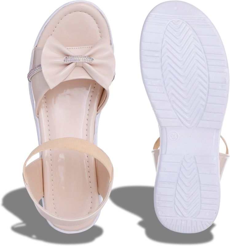 Cst lifestyle girls strap wedges - M Y V E L O R A