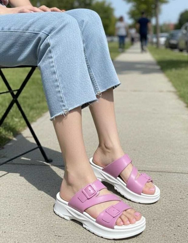 Shozie girls slip on slipper flip flop - M Y V E L O R A