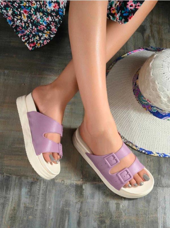 Shozie girls slip on slipper flip flop - M Y V E L O R A