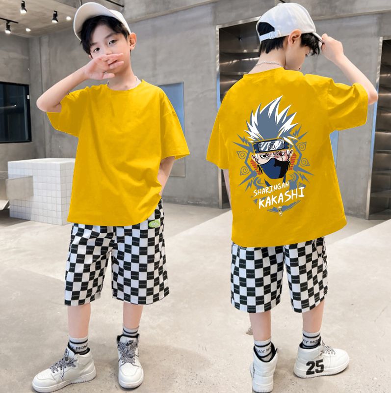 Todaytrend boys printed cotton blend t shirt - M Y V E L O R A