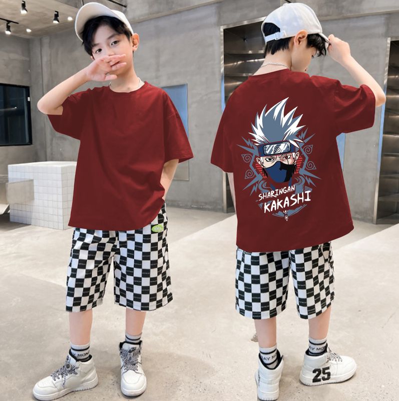 Todaytrend boys printed cotton blend t shirt - M Y V E L O R A