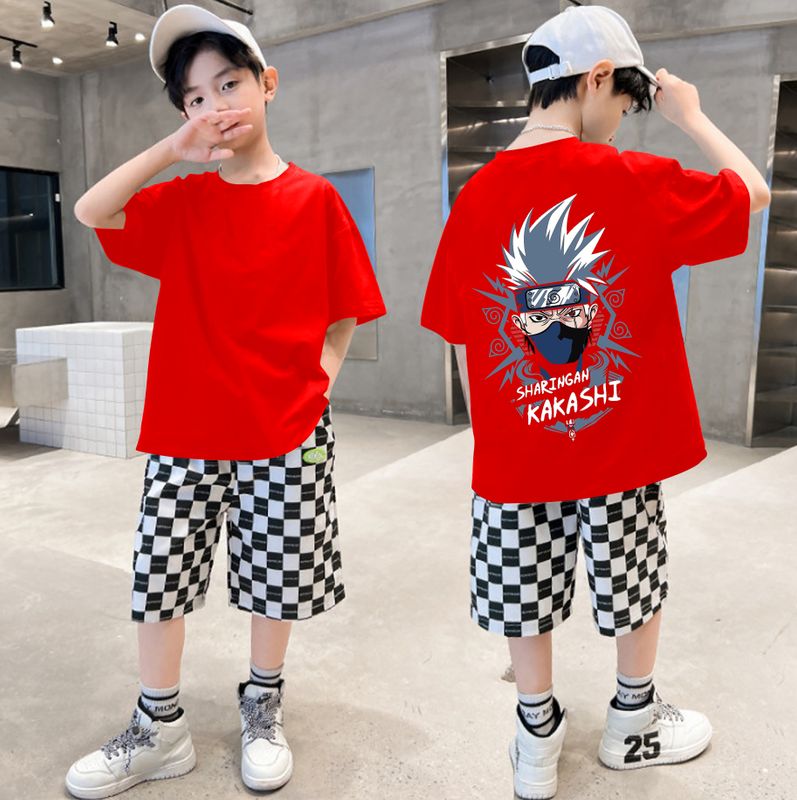 Todaytrend boys printed cotton blend t shirt - M Y V E L O R A