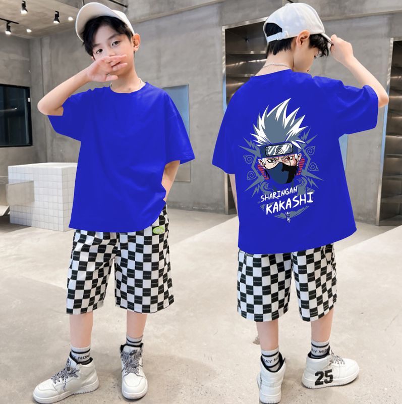 Todaytrend boys printed cotton blend t shirt - M Y V E L O R A
