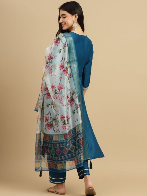 Femzie women kurta, churidar & dupatta set - M Y V E L O R A