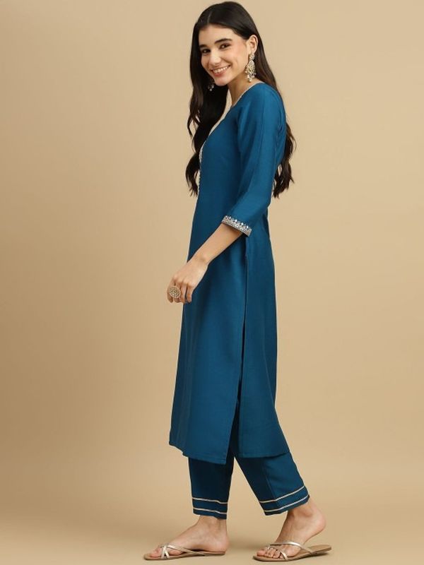 Femzie women kurta, churidar & dupatta set - M Y V E L O R A